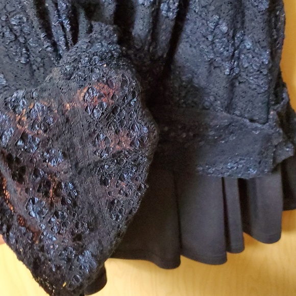 Vanity Navy Dress With Lace Overlay - XL - Picture 5 of 7